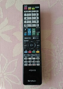 SHARP AQUOSテレビ用リモコン