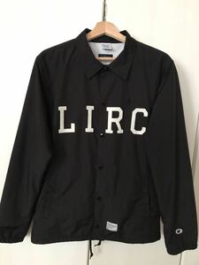 ナノユニバース×チャンピオンChampion×Let it Rideレットイットライド/コラボ別注/コーチジャケット/ナイロンブルゾン/ブラックM