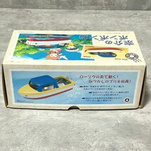 新品未使用 希少 崖の上のポニョ 宗介のポンポン船 スタジオジブリ エンスカイ ローソク可動 ブリキ玩具 船 おもちゃ_画像3