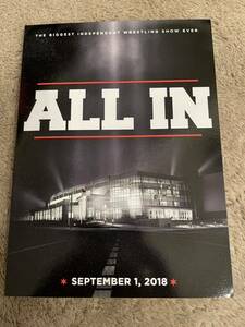 AEW New Japan Professional Wrestling all in 2018 Blu-ray Blue-ray 