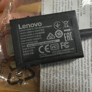 新品 Lenovo 純正 HDMI VGA 変換ケーブル CH7101B-02