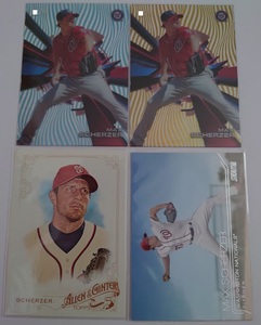 4枚セット マックス・シャーザー MAX SCHERZER 2015 TOPPS 35枚限定 79枚限定 シリアルナンバー シリアルカード レギュラーカード