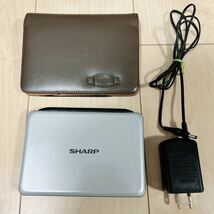 【美品】SHARP シャープ 電子辞書 Brain PW-AC910 【動作確認済】　ブレーン タッチペン/バッテリー/USB充電ケーブル付き　カバー付き_画像1