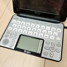 【美品】SHARP シャープ 電子辞書 Brain PW-AC910 【動作確認済】　ブレーン タッチペン/バッテリー/USB充電ケーブル付き　カバー付き_画像4