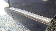 ハイエース　２００系　フロントドアステップカバー　タイプ３　アルミ製縞板　アルマイトブロンズカラー　左右セット_画像5