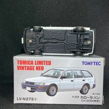 ロンシャンXR-4 深リムアルミ ローダウンLV-N273a トヨタ カローラバン DX （白） 2000年式 （1/64スケール トミカリミテッドヴィンテージ)_画像8