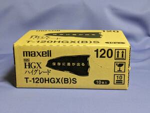 【未使用】30本セット maxell マクセル 録画用 VHSビデオテープ ハイグレード HGX 120分 製造終了