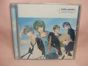 CD＋ＤＶＤ★送料100円★stella quintet CRESCENDO ステラ・クインテット　クレッシェンド　　８枚同梱ＯＫ