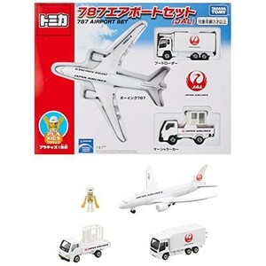 タカラトミー『 トミカ 787エアポートセット (JAL) 』 ミニカー 車 おもちゃ 3歳以上 玩具安全基準合格 STマーク認証 TOMICA TA
