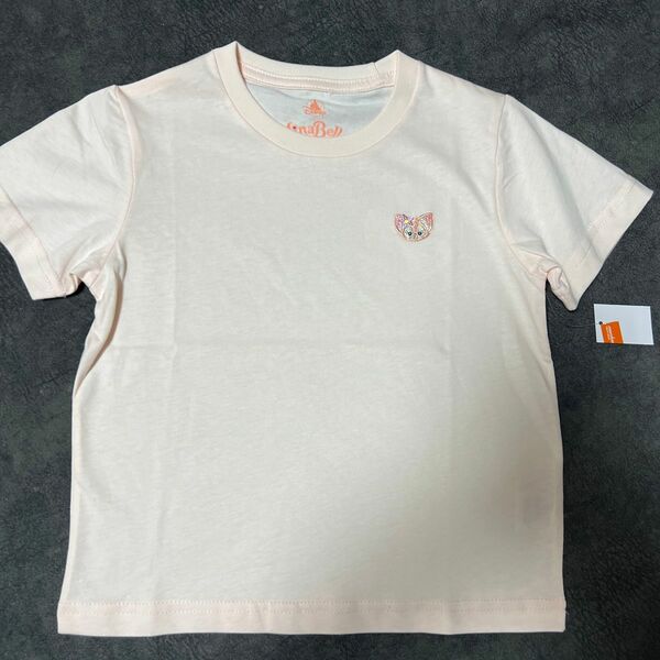 香港ディズニー限定品　ワンポイントTシャツ　子供用XS リーナベル　ダッフィー&フレンズ　ピンク　かわいい　新品未使用