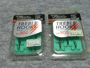 Обратное решение Fina Fina Fina Treble Hooks TBL900 #8 (5pcs) Тройной крючок Тройный крюк