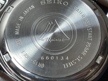 ※20719 箱付美品 稼働 SEIKO 6R15-00E1 アルピニスト 自動巻き グリーン文字盤 腕時計_画像6