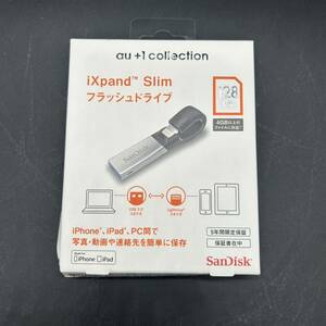 055 SanDisk au+1 collection ixpand Slim フラッシュドライブ 128GB R06Z004A iPhone iPad PC USB