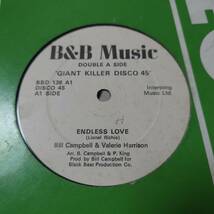 Bill Campbell & Valerie Harrison - Endless Love / You Are Everything // B&B Music 12inch / Lovers_画像2