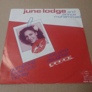 June Lodge - Someone Loves You Honey / Stay In Tonight // Ariola 7inch / Lovers / JC