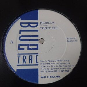 ★When My Little Girl Is Smileオケ③★ Tonto Irie - Problem / Steppa - Short A Breath // Blue Trac 12inch / 早口