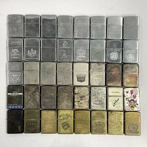 【10A50】 1円スタート Zippo ジッポー まとめて 40点 リミテッド シルバーカラー ゴールドカラー 限定品 記念品 SILVER PLATE 喫煙具