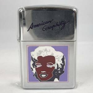 【11N32】 1円スタート ZIPPO / L IX American graphity ジッポー アメリカングラフィティー マリリンモンロー オイルライター 喫煙具