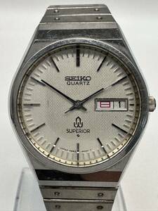 【W11N12】 1円スタート SEIKO SUPERIOR / 4883-8100 セイコー スーペリア クオーツ デイデイト メンズ 腕時計 