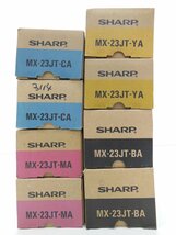 ☆新品・未使用☆ SHARP（シャープ）純正トナーカートリッジ / MX-23JT-CA / MX-23JT-MA /MX-23JT-YA / MX-23JT-BA / 8個＋トナー回収2個_画像2