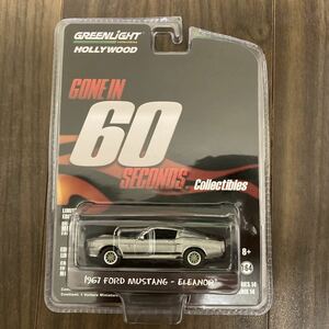 1/64 グリーンライト　Greenlight 60セカンズ 1967 Ford Mustang Eleanor フォード マスタング エレノア シェルビー　Gone in 60 Seconds