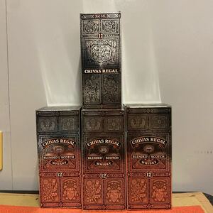 未開栓 古酒 CHIVAS REGAL シーバスリーガル 4本セット スコッチ ウイスキー 12年 