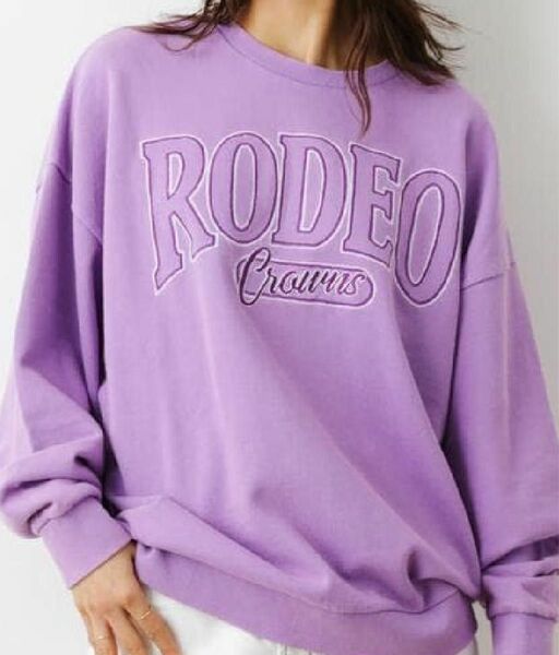 【新品】RODEO CROWNS WIDE BOWL 90LOGOスウェットトップス　フリーサイズ