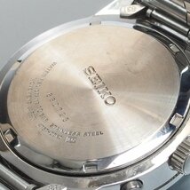 【電池交換済　美品】 SEIKO セイコー 4T57-00K0 SS クオーツ クロノグラフ シルバーカラー メンズ 腕時計「22721」_画像8