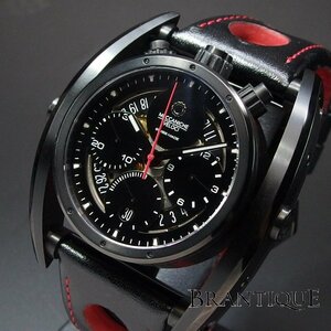 [ очень красивый товар ]MECCANICHE VELOCI механизм nike*ve low chiCHRONO DRIVER Chrono Driver titanium кожа Ref.W130K265 AT мужские наручные часы [21395]