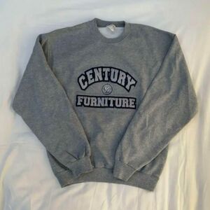 「century furniture｣トレーナー/スウェット/古着/ビンテージ/スエット/グレー/アメカジ/
