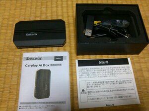 KASUVAR carplay AI box Android 12.0 CarPlay/Android Auto 64GB HDMI出力・画面2分割表示可能 youtube Netflix keiyo appcast互換機