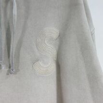 Supreme シュプリーム 23SS Overdyed S Logo Hooded Sweatshirt パーカー L グレー_画像4