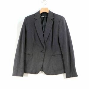 ZARA ザラ ドット テーラード ジャケット 40 ブラック