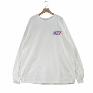 Cabaret Poval キャバレー ポヴァールDURRELL L/S TEE 長袖 Tシャツ XL ホワイト