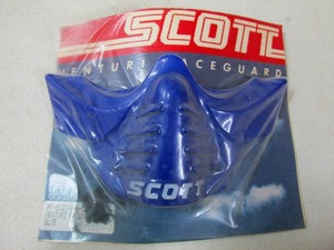 ε[ new goods ] Scott SCOTT venturi face guard mask blue VENTURI 80 period Vintage motocross VMX off-road [ free shipping ]