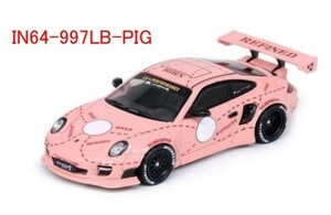 INNO64　IN64-997LB-PIG　997 LBWK Pink Pig 中国限定モデル ※1/64スケール