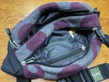 【Phatee/ファッティー】CORDURA FLOOR BAG Fleece Dot Waist Bag フリース素材 ドット ウエストバッグ ボディーバッグ_画像4