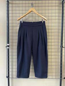 【STUDIO NICHOLSON/スタジオニコルソン】Wool×Cashmere Pleats Tapered Pants レディース ウール カシミヤ プリーツ テーパードパンツ