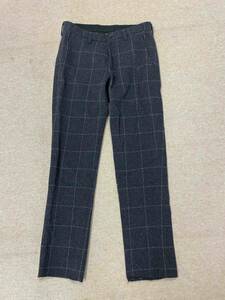 【kolor/カラー】Super Stretch Check Slacks Pants size2 MADE IN JAPAN スーパーストレッチ チェック スラックス パンツ トラウザー