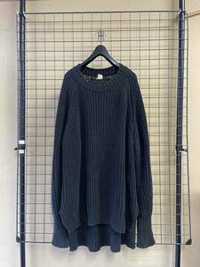 【O Project/オープロジェクト】JAN JAN VAN ESSCHE Cotton×Linen Crewneck Knit コットンリネン オーバーサイズ クルーネック ニット