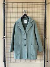 【CLANE/クラネ】WOOL SHORT COAT size36 ウール ショートコート チェスターコート オーバーサイズ テーラードジャケット_画像1