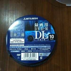 三菱DVD-R DL 10 枚　未使用