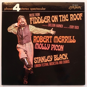LP ROBERT MERRILL MOLLY PICON STANLEY BLACK MUSIC FROM FIDDLER ON THE ROOF SP 44121 Британия запись 