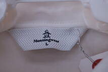 【美品】Munsingwear(マンシングウェア) 長袖ポロシャツ 白 レディース L ゴルフウェア 2311-0072 中古_画像3
