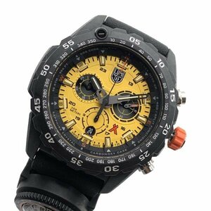 LUMINOX ルミノックス 腕時計 LM-3745 ベアグリルスサバイバル 3740 マスターシリーズ 黄色文字盤 クオーツ ラバー メンズ 管理RY23004742