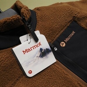 新品正規 Marmot マーモット 海外限定 バルキー厚手ボア ジップアップフリース ジャケット メンズ95(M)キャメル(CA) 直営店購入 KW0902の画像4
