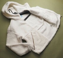 新品正規 ノースフェイス 海外限定 ECOフリース LYMAN FLEECE シェルパ ボアフリース ジャケット メンズLアイボリー(IVO) 直営店購入_画像2