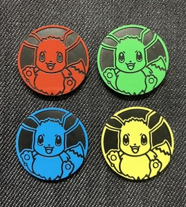  Pokemon монета i-bi4 шт. комплект 