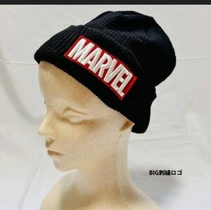 MARVEL マーベル ニット帽 ワッチ スーパーストレッチワッチ ニットキャップ marvel ロゴ アメコミ ビーニー フリー