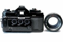 Canon キャノン 人気の高級一眼レフカメラ A-1 ボディ +（純正50mm単焦点高級レンズ1:1.4付） 希少な作動品・（鳴き無し ）（腐食無し）_画像3